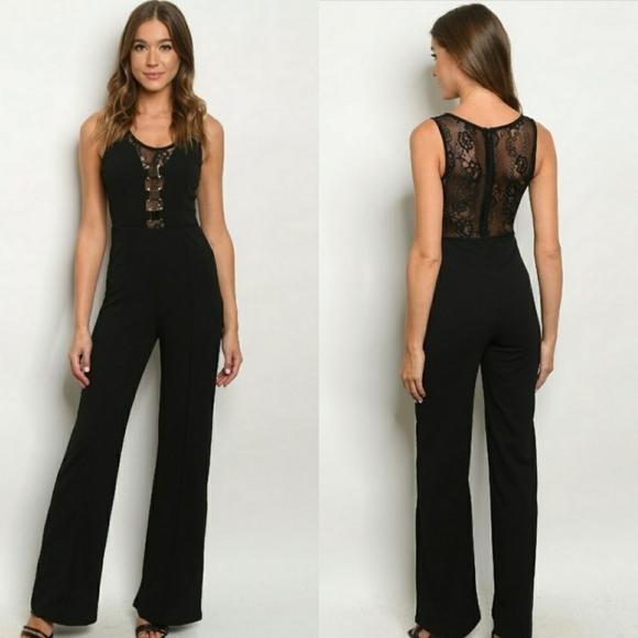 Lacey Black Jumpsuit - Picture 2 of 8